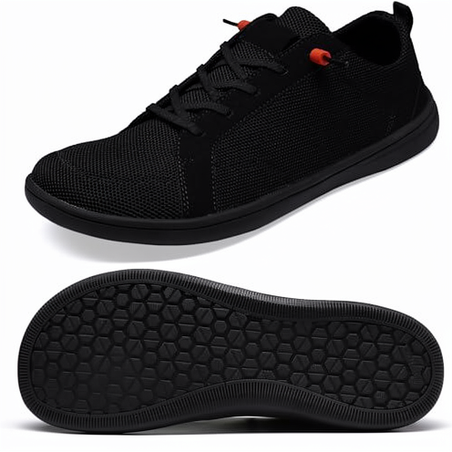 Custom Shoes Men's Wide Toe Barefoot Shoes Rubber Outsole Minimalist Dress Shoes Zero Drop Sneakers Extra Wide Walking Shoes All