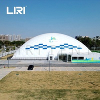 Tente gonflable d'auvent de dôme d'ombre de membrane d'air pour le terrain de football et de pickleball