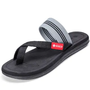 Erkekler için parmak arası terlik Sandal yaz plaj sandaletleri erkekler için kaymaz rahat rahat tanga sandalet spor düz slaytlar ayakkabı
