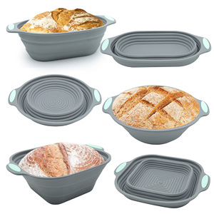 Stampo in Silicone Bicolore Resistente alle Alte Temperature, Antiaderente per Chiffon, Toast, Muffin, <span class=keywords><strong>Ciambelle</strong></span> e Torte, Grado Alimentare, Senza BPA, Inodore - Product Image 6