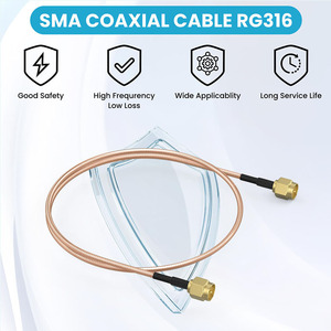Mới RG58 Cáp RP <span class=keywords><strong>SMA</strong></span> Nam Nữ RPSMA vách ngăn Wifi Helium ăng-ten mở rộng dây 50 ohm <span class=keywords><strong>SMA</strong></span> Pigtail Jumper <span class=keywords><strong>SMA</strong></span> nam Pigtail - Product Image 5