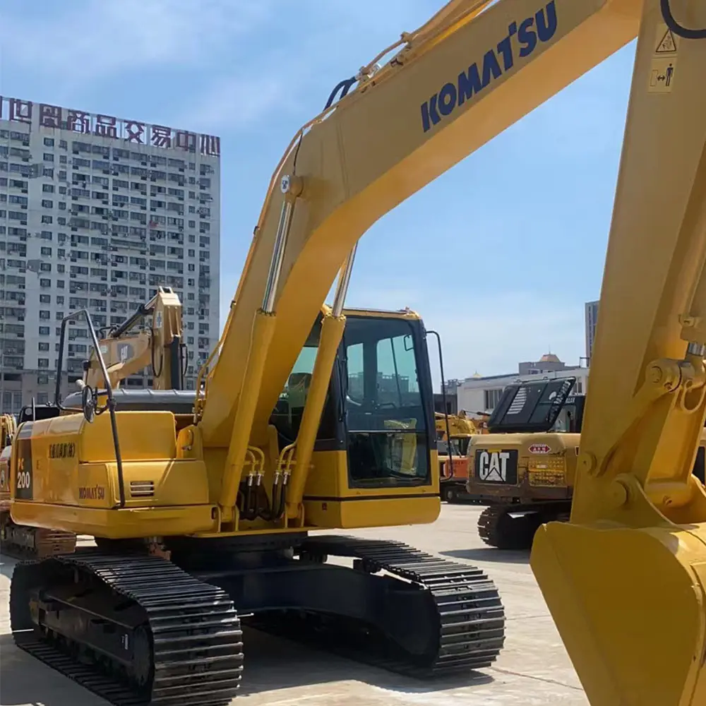 באיכות גבוהה בשימוש מחפר komatsu pc200 המקורי יפן מותג komatsu מחשב-200 מצב טוב חופר דיגר לחפור