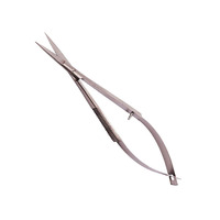 Ciseaux micro-lames droits de beauté les plus vendus, nouveau modèle, logo personnalisé, couleur unie, lame tranchante, manche en plastique pour le soin des cuticules et des ongles