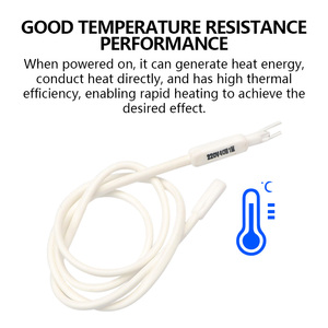 Câble chauffant flexible en caoutchouc silicone 220 V pour dégivrage de tuyaux de drainage de réfrigérateurs et entrepôts frigorifiques - Product Image 4