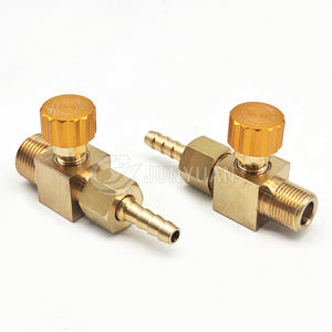 अनुकूलित 1/2 "3/<span class=keywords><strong>8</strong></span>" npt थ्रेड पीतल सुई वाल्व महिला थ्रेड सीधे पैटर्न तांबे के दबाव गेज सुई वाल्व गैस वाल्व - Product Image 6