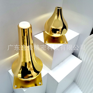 Patas de Muebles de Aleación de Zinc Dorado, Soporte Resistente para Sofá, Diseño Contemporáneo, Uso en Sala de Estar - Product Image 4