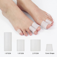 Toe Spacer Promoción Gel Esparcidor Lista Juanete Férula Grande Alisador Corrector Pie Dedo Protector Tubo Tapa Cubierta