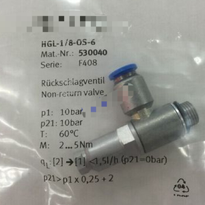 1 ชิ้นใหม่ Hgl-1/8-qs-6 530040 ตรวจสอบการจัดส่งฟรี - Product Image 1