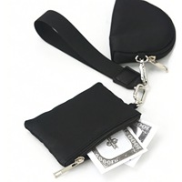 Mini Portefeuille en Nylon pour Femme, Porte-Monnaie à Dragonne, Porte-Cartes, Pochette pour Enfants, Sacs à Main et Portefeuilles pour Homme, Porte-Monnaie pour Femme