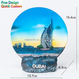 Set di Souvenir di Dubai in Resina 3D - Burj Khalifa/Burj Al Arab in Diverse <span class=keywords><strong>Dimensioni</strong></span>, Decorazione Skyline per Regali Turistici e Arredamento Casa - Product Image 2