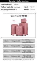 Produits en gros Valises et sacs de voyage Ensembles de bagages Boîte à bagages multifonctionnelle et valise 3 pièces Valise Sac à roulettes