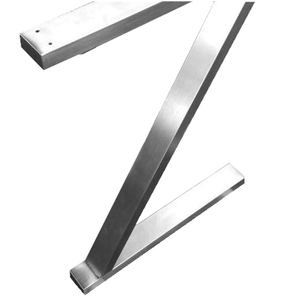 Prix d'usine, pieds en acier inoxydable pour meubles, pieds de table à manger en métal, <span class=keywords><strong>base</strong></span> de banc, pieds de table en forme de <span class=keywords><strong>Z</strong></span> à vendre - Product Image 5