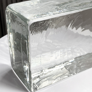 Bloques de Vidrio Sólido Pulido de Fusión en Caliente <span class=keywords><strong>JYG</strong></span> Factory Sourcing 230*110*76mm Diseño Moderno para Muro Cortina, Sala de Estar y Cocina - Product Image 5