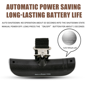 Bilancia portabagagli portatile alta precisione 50KG acciaio inossidabile Tarvel bilancia elettronica digitale - Product Image 6