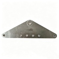 Plaque de fixation triangulaire L-1040 en acier forgé galvanisé à chaud pour ligne de transmission aérienne