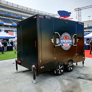 Desert Expedition Mobile Bathroom Trailer Oasis Sanitation With Cooling System For Extreme Heat Outdoor Survival <b>Camp</b> - Product Image 3