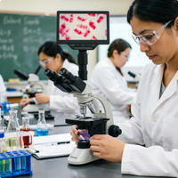 Phenix PH50-3A43L Biological Lab Veterinary Microscopes for Advanced Studies Professional Applications High Precision Microscope