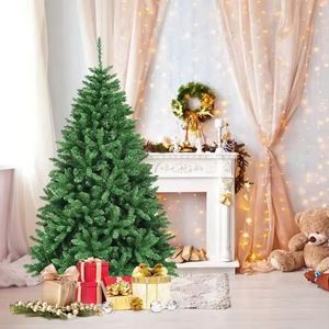 Árbol de Navidad de PVC Verde con Hojas Puntiagudas, Altura de 5/6/7/8 pies, Venta Caliente de Fábrica, para Decoración Navideña del Hogar - Product Image 4