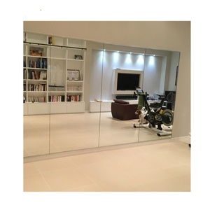 Modern Large Copper-Free 3mm 4mm 5mm 6mm 8mm Clear Float <b>Silver</b> <b>Mirror</b> Glass for Gym and Dance for Reflecting Performance - Product Image 5