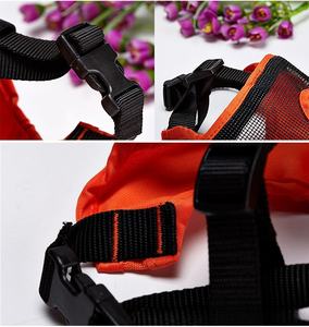 USMILEPET Bulldog bozal tela de malla de tela Oxford perro braquicefálico anti-mordedura y anti-ladrido bozal para paseos al aire libre - Product Image 6