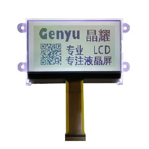 Genyu 12864 Dot Telephone LCD Display Module Monochrome Character LCD Screen Custom COG Graphic Display