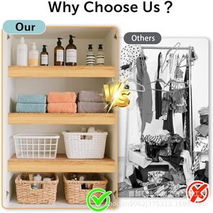 Wooden <b>Wall</b> <b>Mounted</b> <b>Shelf</b> Single Section Natural Wood Color Durable Home Storage Divider - Product Image 3