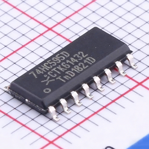 74HC595D Chip IC SMD SOP16 con registro de 8 bits 74HC595D 74HC595 - Product Image 1