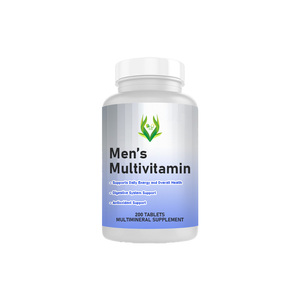 Comprimés multivitaminés personnalisés pour hommes, marque privée OEM, avec vitamine C et magnésium, pour soutenir les os, les muscles et l'énergie, complément multiminéral - Product Image 1