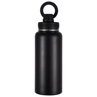 Meilleure Vente : Thermos Isotherme Portable 32oz en Métal à Double Paroi, Écologique, Anti-Fuite, avec Manchon en Silicone et Poignée Intégrée pour Boissons Chaudes