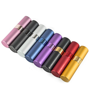 8ml <span class=keywords><strong>de</strong></span> aluminio portátil recargable Twist up Perfume atomizador portátil giratorio Metal botella <span class=keywords><strong>de</strong></span> Perfume - Product Image 5
