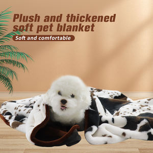 ผ้าห่มสุนัขกันน้ำ ผ้าห่มสัตว์เลี้ยงสำหรับเตียง โซฟา รถยนต์ ผ้าห่มนุ่มพิเศษและอบอุ่นสำหรับลูกสุนัข สุนัข แมว ผ้าขนแกะเชอร์ป - Product Image 2