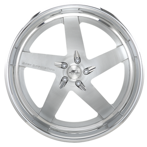 Llantas de Camioneta LZT-315 Nuevas Forjadas en Cromo SLG77 <span class=keywords><strong>BANDIT</strong></span> 6x5.5 para GMC Sierra <span class=keywords><strong>1500</strong></span> 2500 3500 - Product Image 5