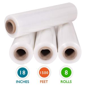 Công Nghiệp Sức Mạnh 4-<span class=keywords><strong>Roll</strong></span> Thiết Lập Nhiệm Vụ Nặng Nề Rõ Ràng Căng Bọc Mềm LLDPE Tay Bộ Phim Kéo Dài Cho Hiệu Suất Cao Pallet Bọc - Product Image 2