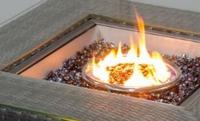 Kit complet de brûleur de feu en acier inoxydable, dispositif d'extérieur carré, approuvé CE, LP, 12 pièces