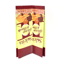 Sachet à fond plat avec soufflet latéral thermoscellable, qualité alimentaire, résistant à l'humidité, pour noix grillées et biscuits
