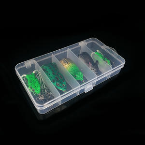 5pcs Set Topwater Rana Del Silicone Del Mouse In Gomma Morbida <span class=keywords><strong>Esche</strong></span> Da <span class=keywords><strong>Pesca</strong></span> Basso <span class=keywords><strong>Esche</strong></span> Ganci <span class=keywords><strong>Esche</strong></span> Set <span class=keywords><strong>con</strong></span> Scatola di Attrezzatura - Product Image 5