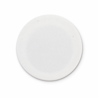 Étiquette NFC imperméable et lavable NTAG213 13,56 MHz 30 mm en tissu non tissé blanc, cousable, RFID, écologique, anti-contrefaçon