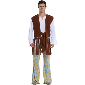 Costume Cosplay di Halloween donna Costume <span class=keywords><strong>da</strong></span> scena nativo americano indiano selvaggio abito Cosplay Performance Costume - Product Image 1