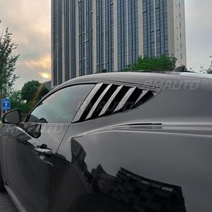 Pour Ford Mustang MK7 2024+ Kit de garniture de vitre triangulaire arrière de type « Shark Cheek » pour voiture, garniture de vitre latérale arrière, pièce de modification - Product Image 4