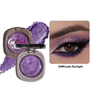 อายแชโดว์เดี่ยวแบบขาวดำเงางามขนาดใหญ่และทนทานประเภทเม็ดสีอายแชโดว์แบบอัดแน่นที่มีประกายมุก - Product Image 4