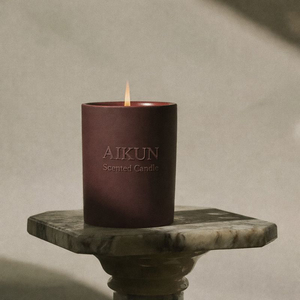 AIKUN OEM Eco Friendly Soy Wax Scented <b>Candles</b>-Smokeless Flameless & <b>Long</b> Burning for Home Decor Weddings Parties Spa & Hotels - Product Image 3