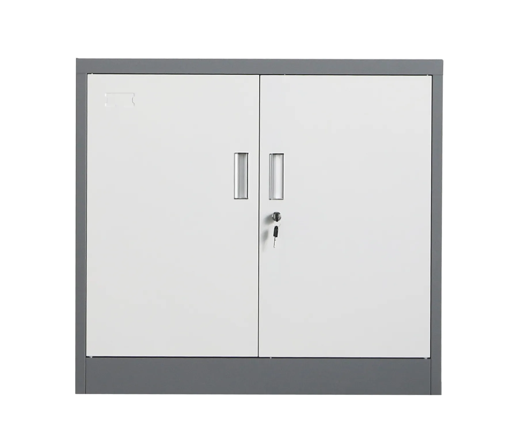 Office Furniture White Sliding Door Metal Filing Cabinet Storage Short white steel cupboard small garage tool cabinet