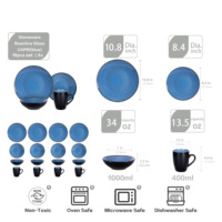 Assiette en céramique de style européen et américain Ensemble d'assiettes et de bols de luxe de haute qualité Ensembles de vaisselle artisanale