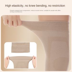 Genouillères pour adultes toutes saisons, fines, chaudes, anti-froid, antidérapantes, avec protection complète, en nylon - Product Image 4