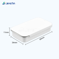 Boîte en étain coulissante OEM 70x40x13mm en matériaux recyclés, emballage personnalisé pour chewing-gum, baume et parfum