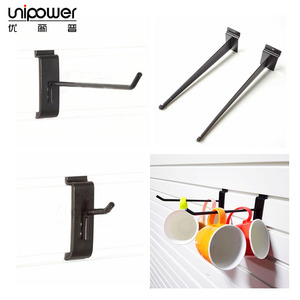 Universal Slotted Panel <b>Hooks</b> Black Powder Coated Carbon Steel 30kg Load Kitchen Wall Storage <b>Tool</b> <b>Hooks</b> Single <b>Hook</b> Type - Product Image 5