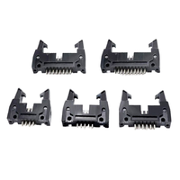 Connecteur de câble IDC mâle pour boîtier, 2*5 16 14 2x13 broches, avec éjecteur, pas de broches 2.54mm 2mm, vertical, SMT, blindé