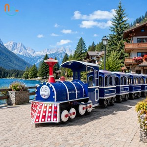 Train sans rails Joy2fun pour parcs d'attractions extérieurs et intérieurs, centres commerciaux et jardins - Usage commercial haute capacité - Product Image 1