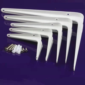 Supporto a L triangolare personalizzato <span class=keywords><strong>per</strong></span> mensole galleggianti, staffe triangolari in metallo da parete <span class=keywords><strong>per</strong></span> pannelli in legno - Product Image 2