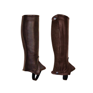 Polainas de Montar a Caballo Estilo Vaquero Australiano para Hombres y Mujeres Adultos, de Lona, para Uso Profesional, con Cierre de Hebilla - Product Image 1